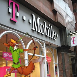 Robin Hood iz naroda protiv T-Mobile dućana