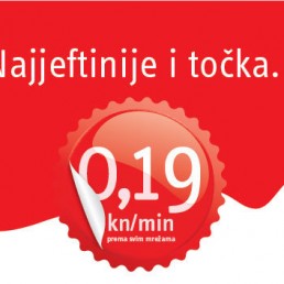 Najnovija cijena - 0,19 kn/min u tomatu