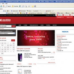 Nova Mobis electronic web stranica