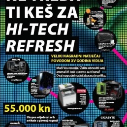 NE TREBA TI KEŠ ZA HI-TECH REFRESH