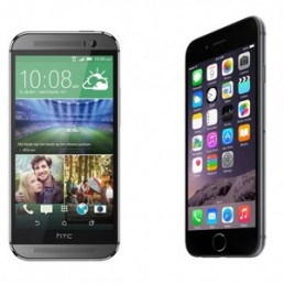 Apple iPhone 6 vs HTC One M8