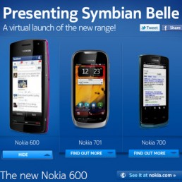 Symbian Belle i Nokia 600, 700 i 701