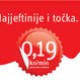 Najnovija cijena - 0,19 kn/min u tomatu