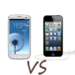 Samsung Galaxy S III vs Apple iPhone 5