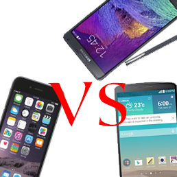 Apple iPhone 6 Plus vs LG G3 vs Samsung Galaxy Note 4